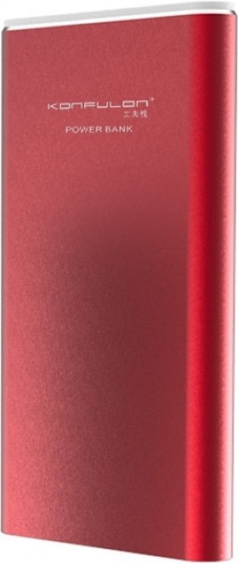 Konfulon A3Q 10000 mAh Hızlı Şarj USB & Type C Çoklu Kablolu Powerbank Kırmızı