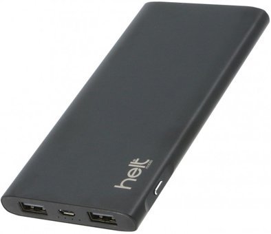 Helt HT-60 10000 mAh Hızlı Şarj Micro USB Çoklu Kablolu Powerbank Siyah