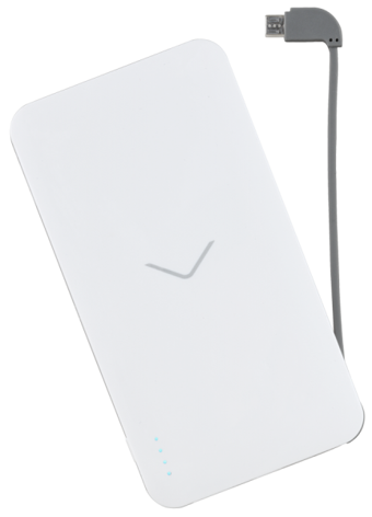 Vestel 5000 mAh Hızlı Şarj Micro USB Kablolu Powerbank Beyaz