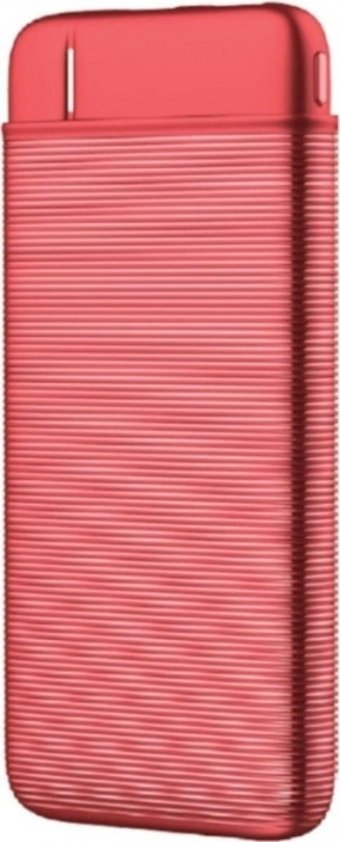Dexim M16 10000 mAh Hızlı Şarj USB & Type C Çoklu Kablolu Powerbank Kırmızı