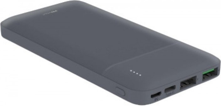 Polosmart PSM71 10000 mAh Hızlı Şarj USB & Type C Çoklu Kablolu Powerbank