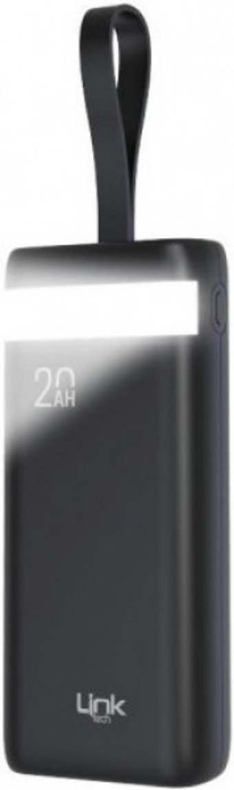 LinkTech AC20 20000 mAh Hızlı Şarj Işıklı USB & Type C Çoklu Kablolu Powerbank