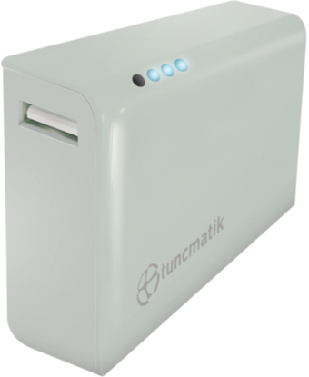 Tunçmatik Mini Charge 5000 mAh Micro USB Kablolu Powerbank Beyaz
