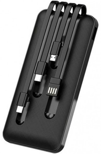 NeTtech NT-PW09 10000 mAh Hızlı Şarj Micro USB Çoklu Kablolu Powerbank