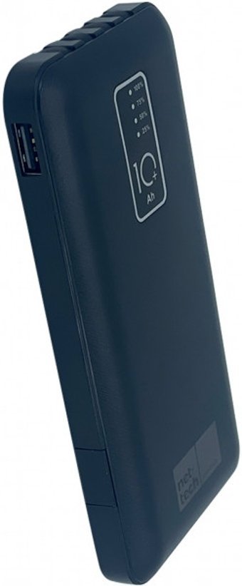 NeTtech NT-PW09 10000 mAh Hızlı Şarj Micro USB Çoklu Kablolu Powerbank