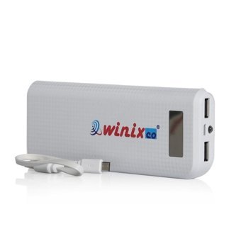Winixco 13200 mAh Hızlı Şarj Işıklı Dijital Göstergeli Micro USB Çoklu Kablolu Powerbank