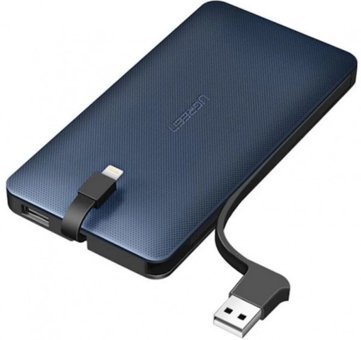 Ugreen 40906 10000 mAh Hızlı Şarj Micro USB Çoklu Kablolu Powerbank