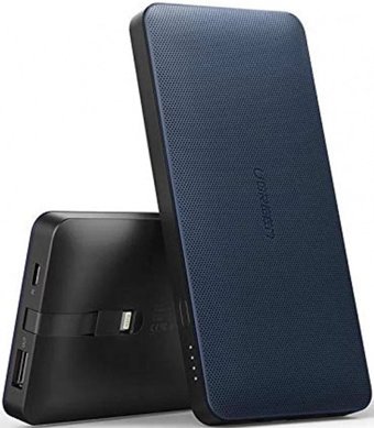 Ugreen 40906 10000 mAh Hızlı Şarj Micro USB Çoklu Kablolu Powerbank