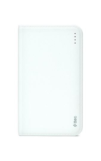 Ttec PowerSlim 4000 mAh Micro USB Kablolu Powerbank Beyaz