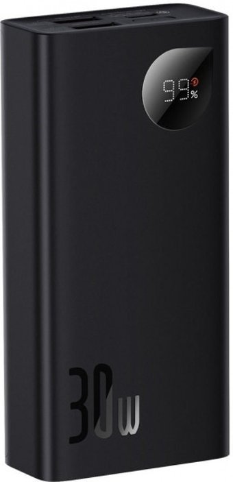 Baseus Adaman 10000 mAh Hızlı Şarj Dijital Göstergeli USB & Type C Çoklu Kablolu Powerbank