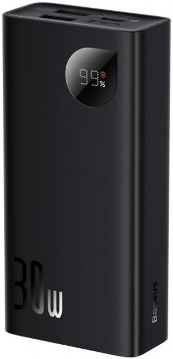 Baseus Adaman 10000 mAh Hızlı Şarj Dijital Göstergeli USB & Type C Çoklu Kablolu Powerbank