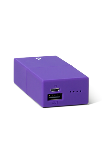 Ttec PowerBar 5000 mAh Micro USB Kablolu Powerbank Mor