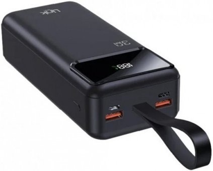 LinkTech LD30 30000 mAh Hızlı Şarj Işıklı Dijital Göstergeli USB & Type C Çoklu Kablolu Powerbank