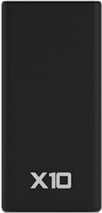 Hometech X10 10000 mAh Micro USB Kablolu Powerbank Siyah