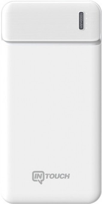 Intouch Max-In 10000 mAh USB & Type C Çoklu Kablolu Powerbank Beyaz