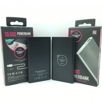 Powerway TX11 10000 mAh Micro USB Kablolu Powerbank Siyah