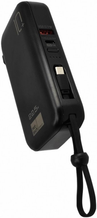 NeTtech NT-PW16 10000 mAh Hızlı Şarj USB & Type C Çoklu Kablolu Powerbank