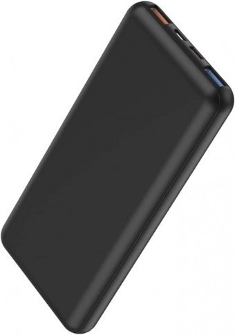 Bix PB103 10000 mAh Hızlı Şarj Dijital Göstergeli USB & Type C Çoklu Kablolu Powerbank Siyah
