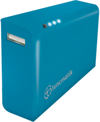Tunçmatik Mini Charge 5000 mAh Micro USB Kablolu Powerbank Mavi