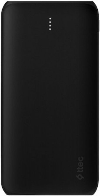 Ttec PowerSlim 10000 mAh Hızlı Şarj USB & Type C Çoklu Kablolu Powerbank Siyah