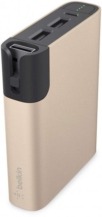 Belkin Mixit 6600 mAh Hızlı Şarj Micro USB Çoklu Kablolu Powerbank Altın