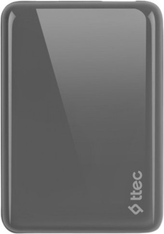 Ttec ReCharger 5000 mAh Micro USB Kablolu Powerbank Gri