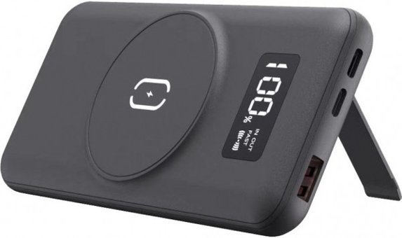 Dexim DC-10W 10000 mAh Hızlı Şarj Mıknatıslı USB & Type C Kablolu Powerbank