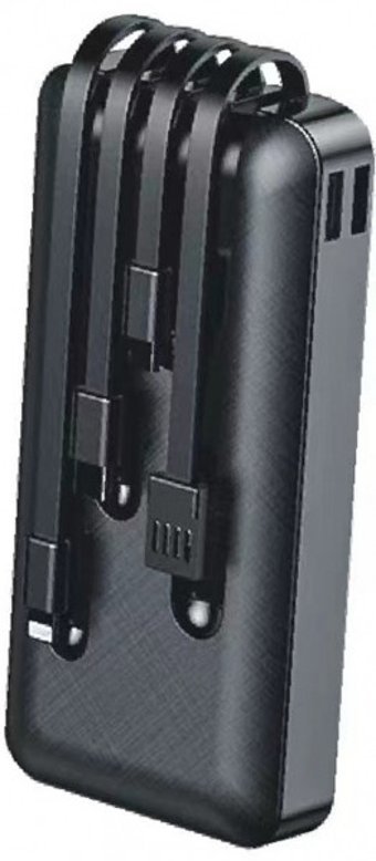 NeTtech NT-PW17 20000 mAh Hızlı Şarj USB & Type C Çoklu Kablolu Powerbank