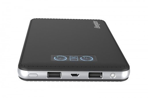Energizer UE20000 18000 mAh Hızlı Şarj Işıklı Micro USB Çoklu Kablolu Powerbank Siyah