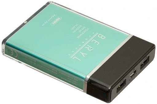 Remax Beryl RPP-69 8000 mAh Hızlı Şarj Micro USB Çoklu Kablolu Powerbank Yeşil