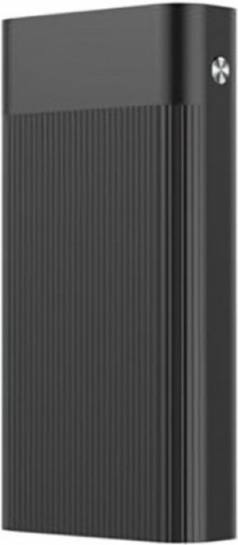 Xipin PX302 20000 mAh Hızlı Şarj Dijital Göstergeli USB & Type C Çoklu Kablolu Powerbank Siyah