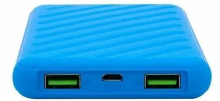 Preo Jetpower 10000 mAh Hızlı Şarj Lightning Çoklu Kablolu Powerbank Mavi