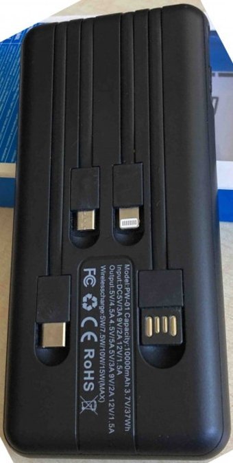 ACL PW-01 10000 mAh Hızlı Şarj Dijital Göstergeli Micro USB Çoklu Kablolu Powerbank