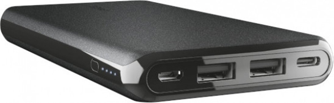 Trust Esla 10000 mAh Hızlı Şarj USB & Type C Çoklu Kablolu Powerbank
