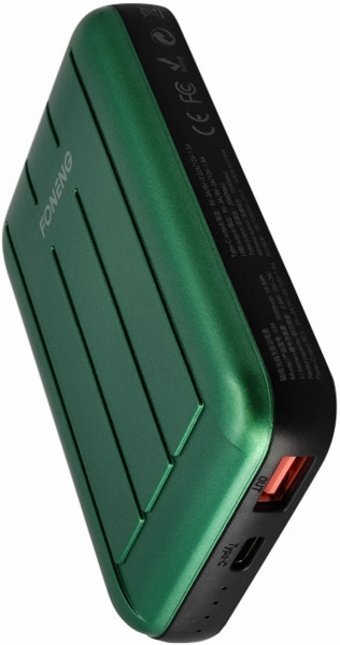 Foneng Q28 5000 mAh Hızlı Şarj USB & Type C Çoklu Kablolu Powerbank Yeşil