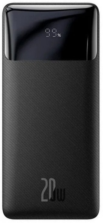 Baseus Gan 10000 mAh Hızlı Şarj USB & Type C Çoklu Kablolu Powerbank Siyah