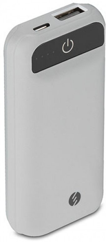 S-link Swapp SWP-52 5200 mAh Işıklı Micro USB Kablolu Powerbank Beyaz
