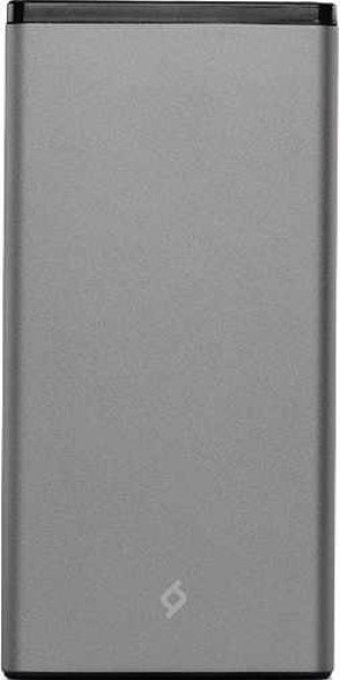 Ttec AlumiSlim 5000 mAh Hızlı Şarj Micro USB Kablolu Powerbank Gümüş