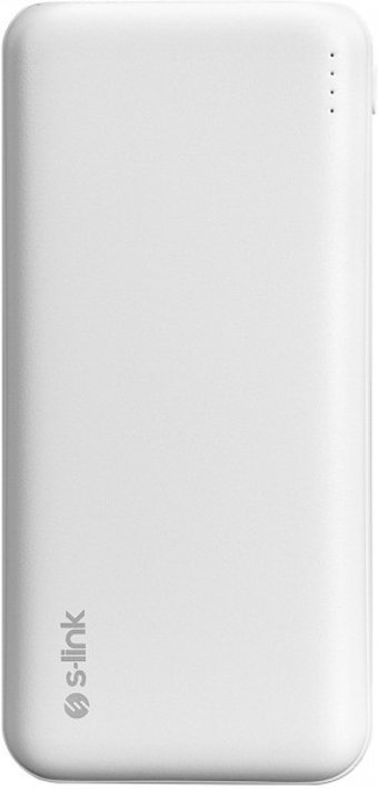 S-link G205 20000 mAh Hızlı Şarj USB & Type C Çoklu Kablolu Powerbank Beyaz