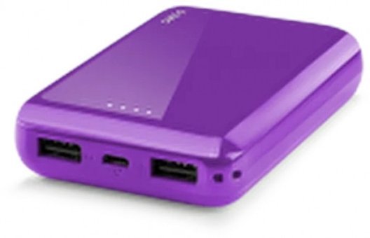 Ttec ReCharger 10000 mAh Hızlı Şarj Micro USB Çoklu Kablolu Powerbank Mor