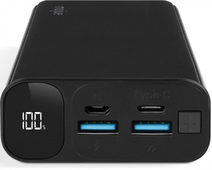 Mojue PB06 20000 mAh Hızlı Şarj Dijital Göstergeli USB & Type C Çoklu Kablolu Powerbank