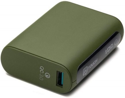 Intouch Smarty 10000 mAh Hızlı Şarj Dijital Göstergeli USB & Type C Çoklu Kablolu Powerbank