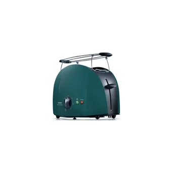 Siemens TT61109 2 Dilim Kırıntı Tepsili Telli Akıllı 900 W Yeşil Retro Mini Ekmek Kızartma Makinesi