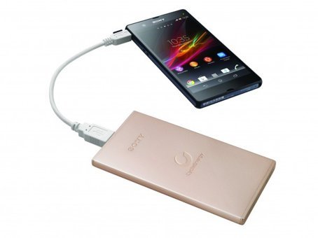 Sony CP-F5 5000 mAh Micro USB Kablolu Powerbank Altın