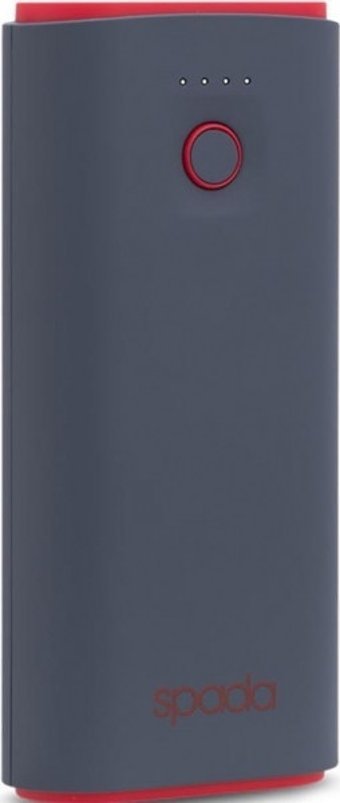 Spada P82 5200 mAh Micro USB Kablolu Powerbank Kırmızı