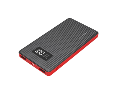 Pineng PN-960 6000 mAh Hızlı Şarj Dijital Göstergeli Micro USB Çoklu Kablolu Powerbank Siyah