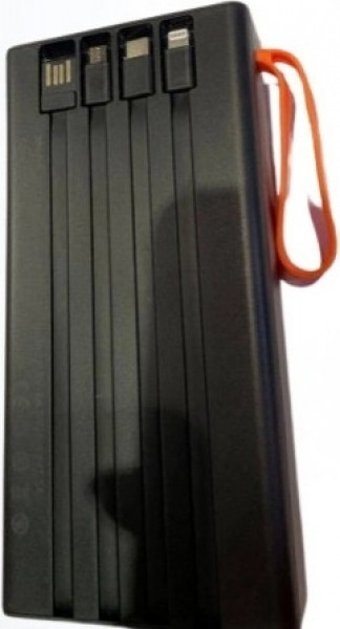 ACL PW-62 30000 mAh Hızlı Şarj Işıklı Dijital Göstergeli USB & Type C Çoklu Kablolu Powerbank Beyaz