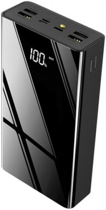 Sprange SR-P7 50000 mAh Hızlı Şarj Işıklı Dijital Göstergeli Lightning Çoklu Kablolu Powerbank