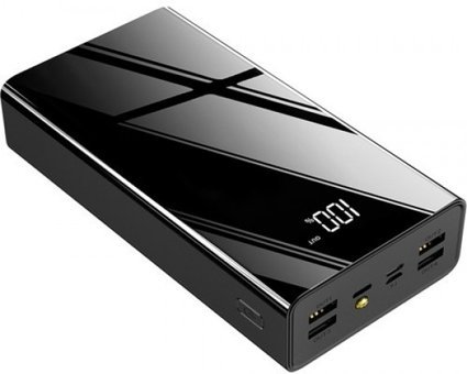 Sprange SR-P7 50000 mAh Hızlı Şarj Işıklı Dijital Göstergeli Lightning Çoklu Kablolu Powerbank