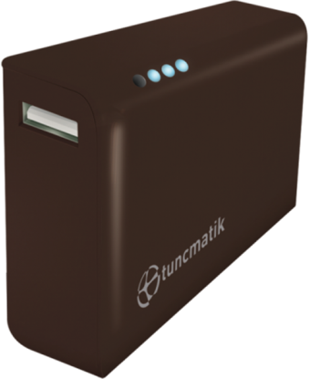 Tunçmatik Mini Charge 5000 mAh Micro USB Kablolu Powerbank Siyah